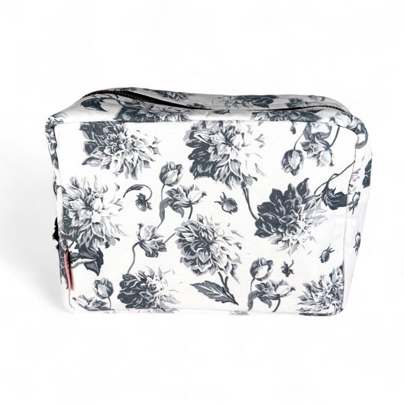 Lollia Bon Voyage! Cosmetic Bag Zipper Makeup Pouch Floral Print - Picture 2 of 5